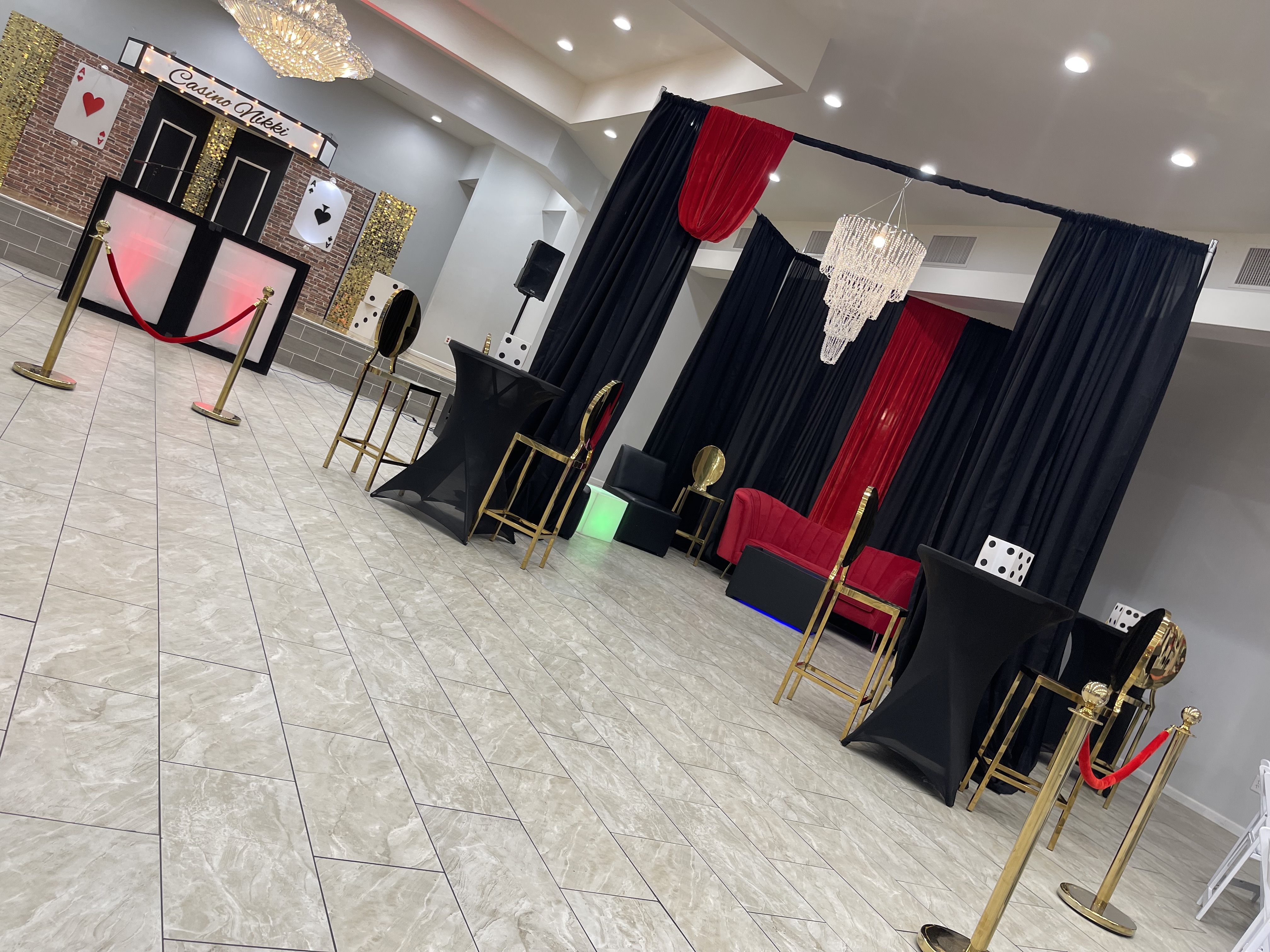 Vip Base Area custom VIP Area | The Invite | Event & Party Prop Rentals
