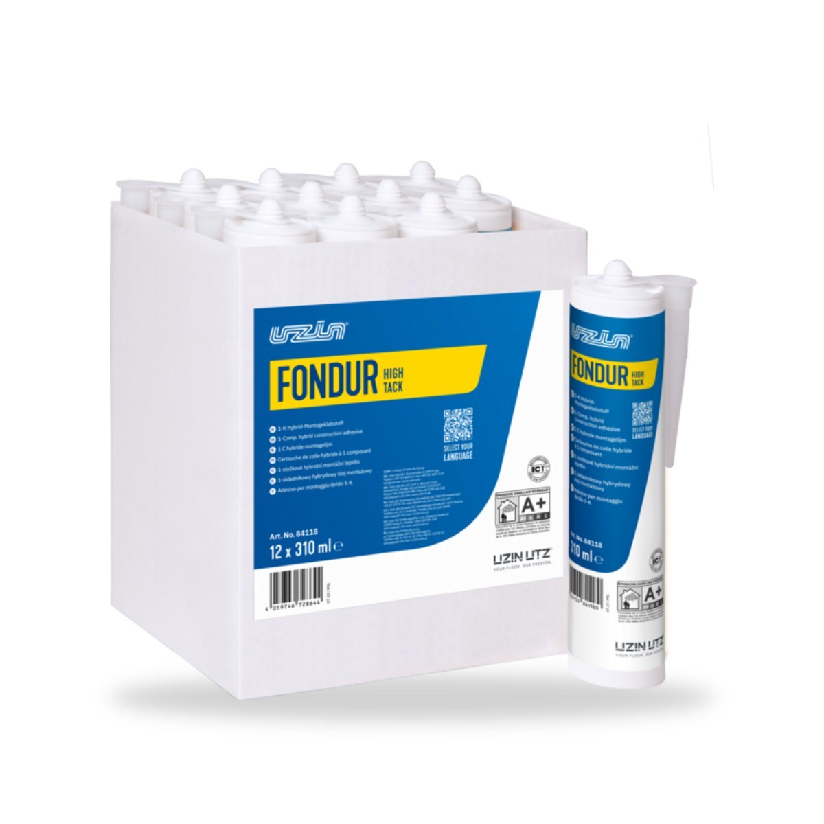 UZIN Fondur HighTack Hybrid-Montageklebstoff, 310 ml
