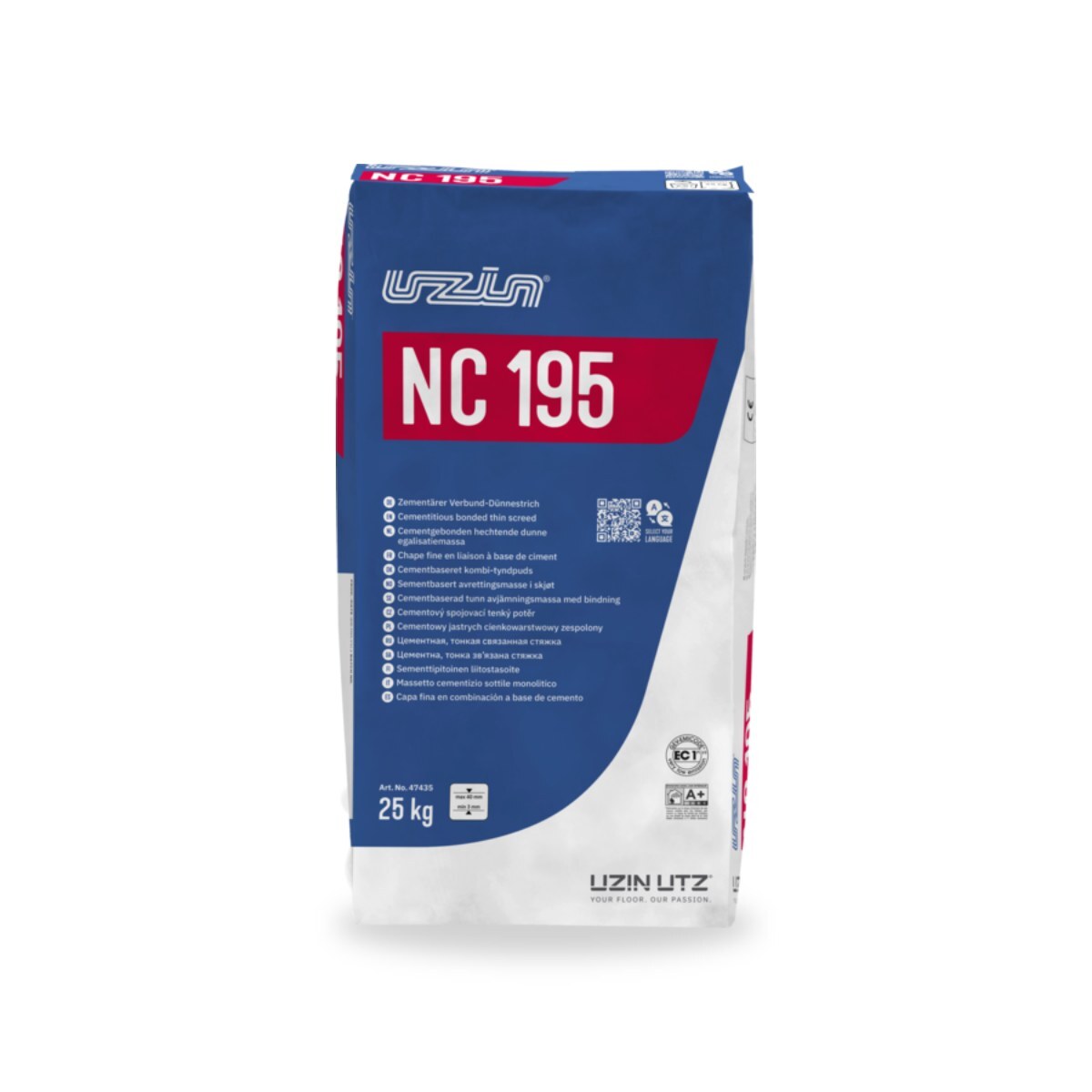 UZIN NC 195 Zementärer Verbund-Dünnestrich, 25 kg