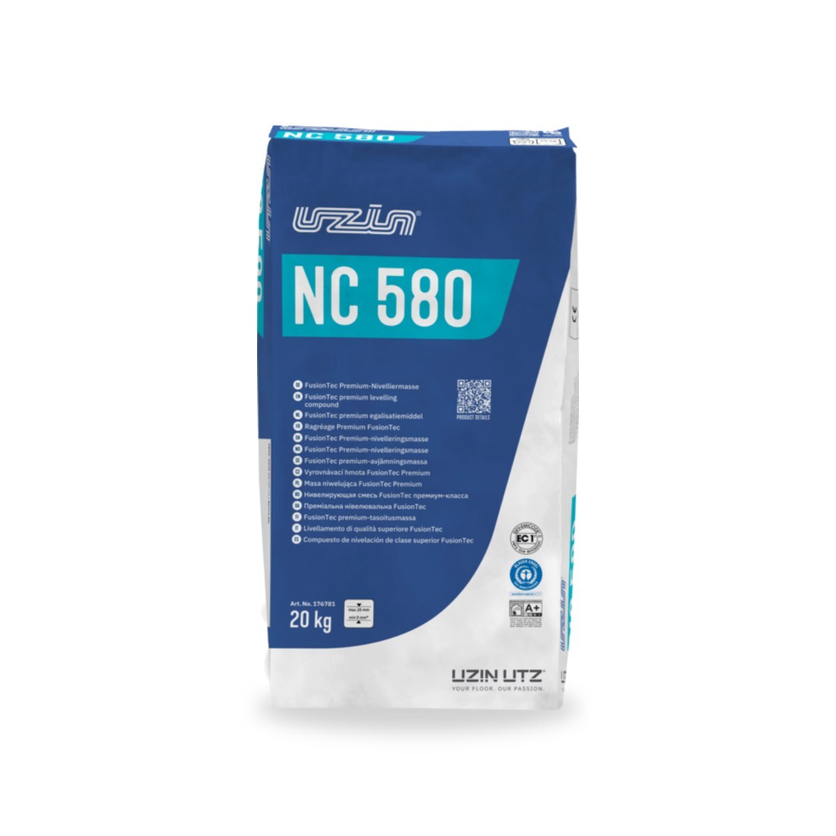 UZIN NC 580 FusionTec Premium-Nivelliermasse, 20 kg