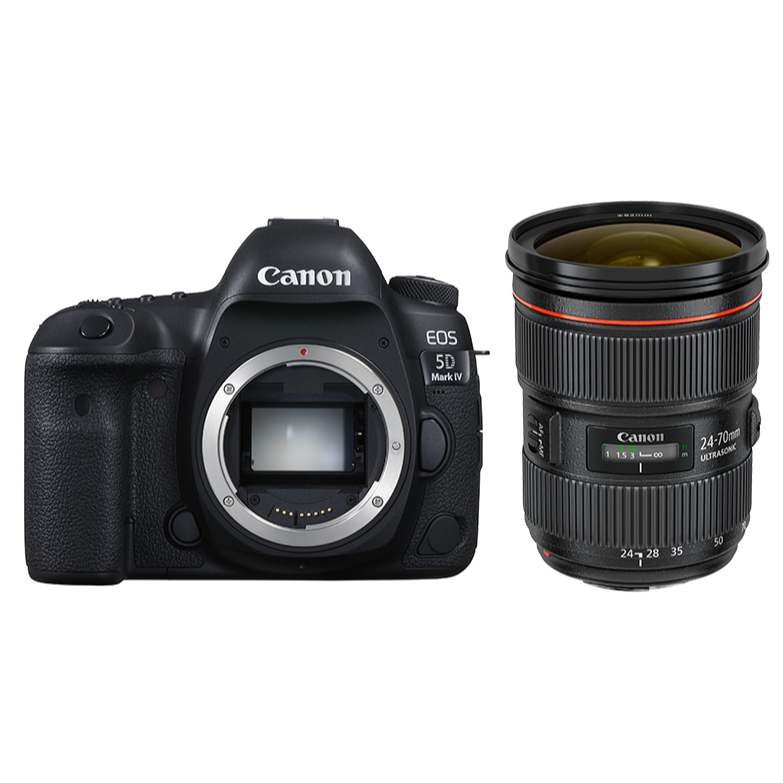 Canon 5D Mark IV + 24-70mm f/2.8 | Lightchasers Rentals