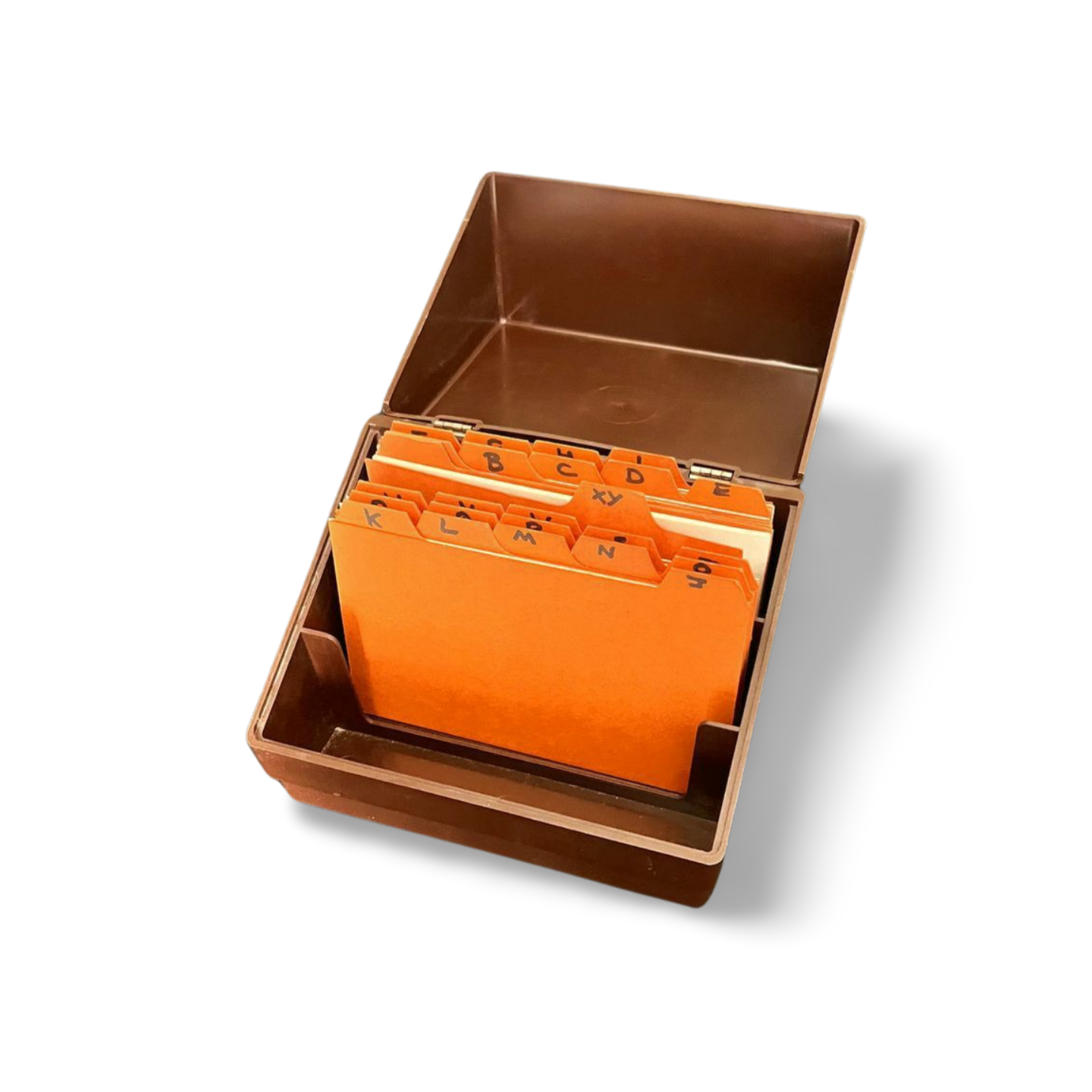 Index File Box Design Index File Box - Brown | Theatre Props Hire | Small Props & Set Dressing