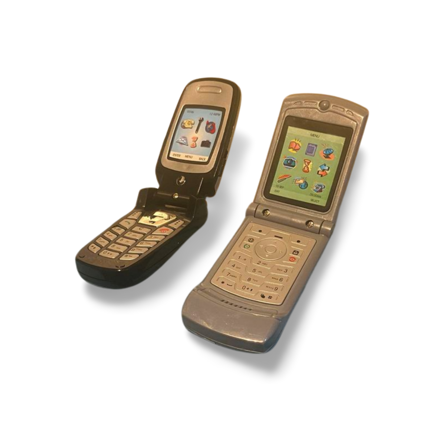 Mobile Phone Models - Flip Style x2 | Theatre Props Hire | Small Props ...