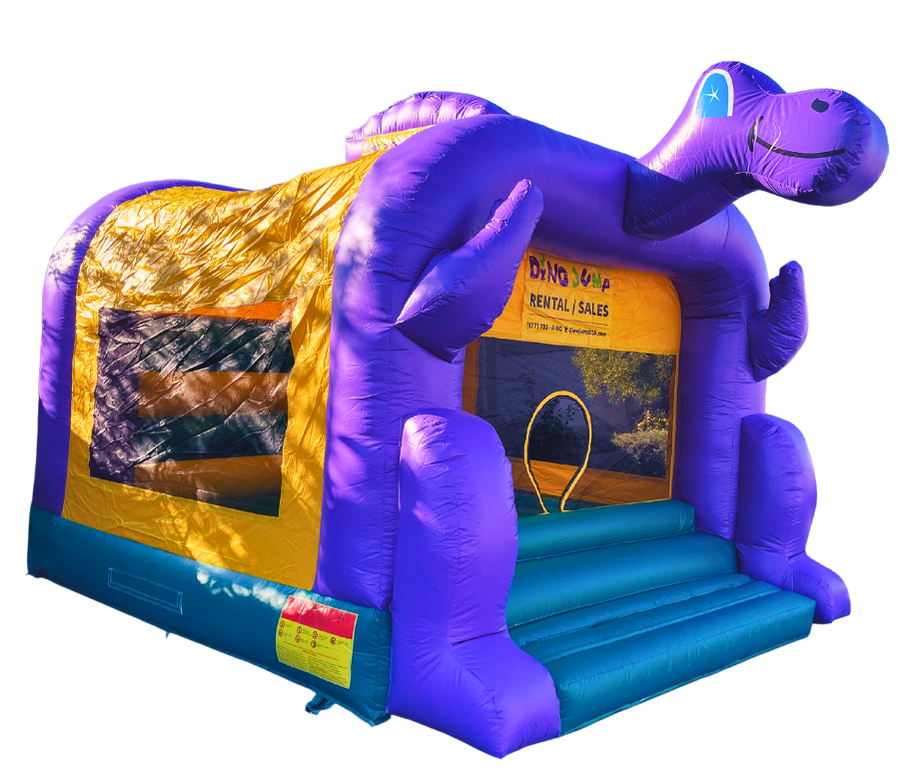 Dino Jump Bounce House Rental | Houston & Humble TX | Purple