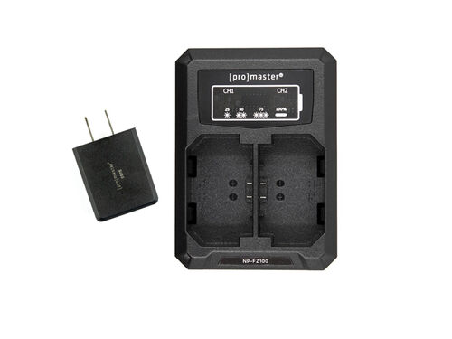 Зарядное устройство ProMaster для двух аккумуляторов Sony FZ-100