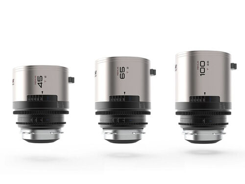 Комплект объективов BLAZAR Remus 45mm, 65mm, 100mm T2.0 Full-Frame 1.5x Anamorphic (PL Mount, Blue Flare)