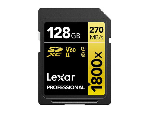 Карта памяти SDXC Lexar 1800x V60 270 MB/s 128GB