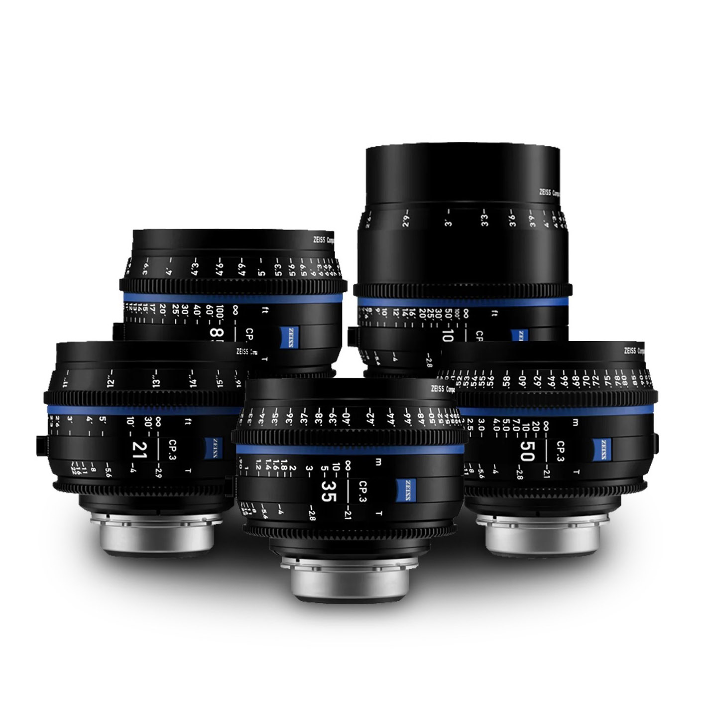 ZEISS XD CP.3 Compact Primes - 3 Lens Set (PL) | CineBear Camera