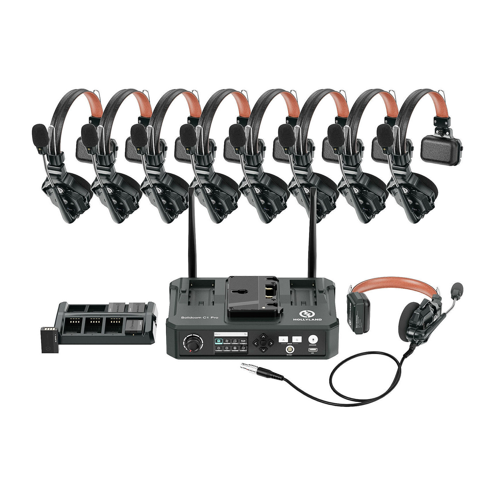 Hollyland Solidcom C1 Pro 9 + Hub Kit | CineBear Camera