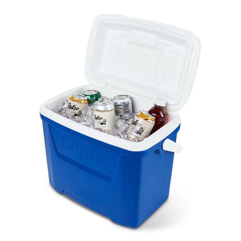 Deal: Igloo 28-Quart Laguna Hard-Sided Ice Chest Cooler In Aqua Blue Or Red 437780
