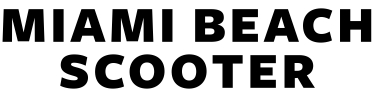 Miami Beach Scooter