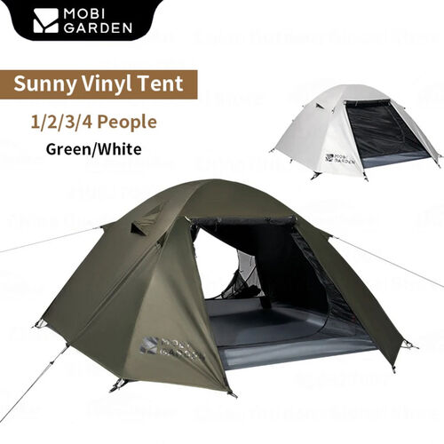 Tente de camping à doubles-parois pour 3 personnes, 3 saisons 2,9kg "MOBI GARDEN - Sunny 3"