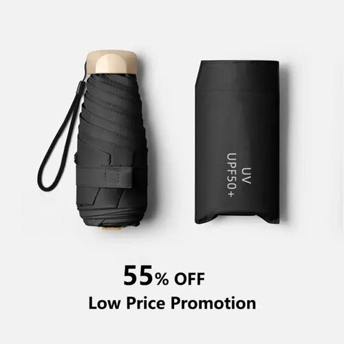 Mini-parapluie pliable anti-UV UPF >50+ "MDUG - Pocket Umbrella"
