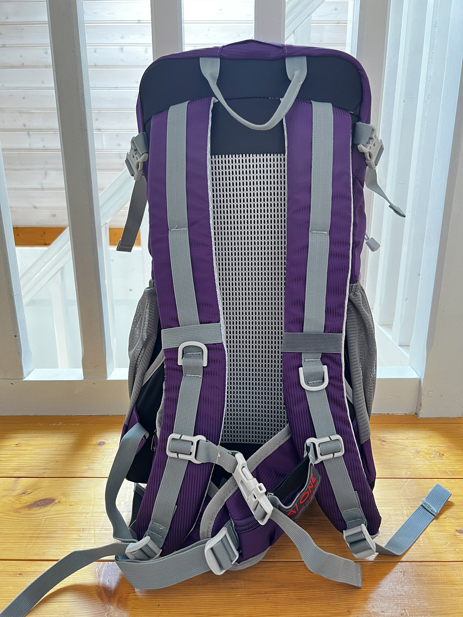 Sac à Dos Randonnée Jianyana 30L – Léger (0,56kg), Imperméable, 3 Poches + 2 Filets, Compatible Poche à Eau, Homme/Femme (Bleu)