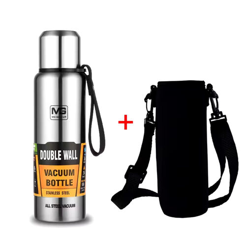 Gourde isotherme / thermos en acier inoxydable "UPORS - 1000 ml"