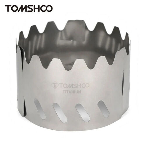 Pare-vent en titane ultraléger pour réchaud "Tomshoo"