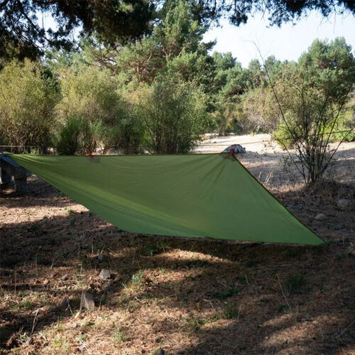 Bâche, tapis de sol ultra-léger 15D en nylon silicone 160g "FLAME