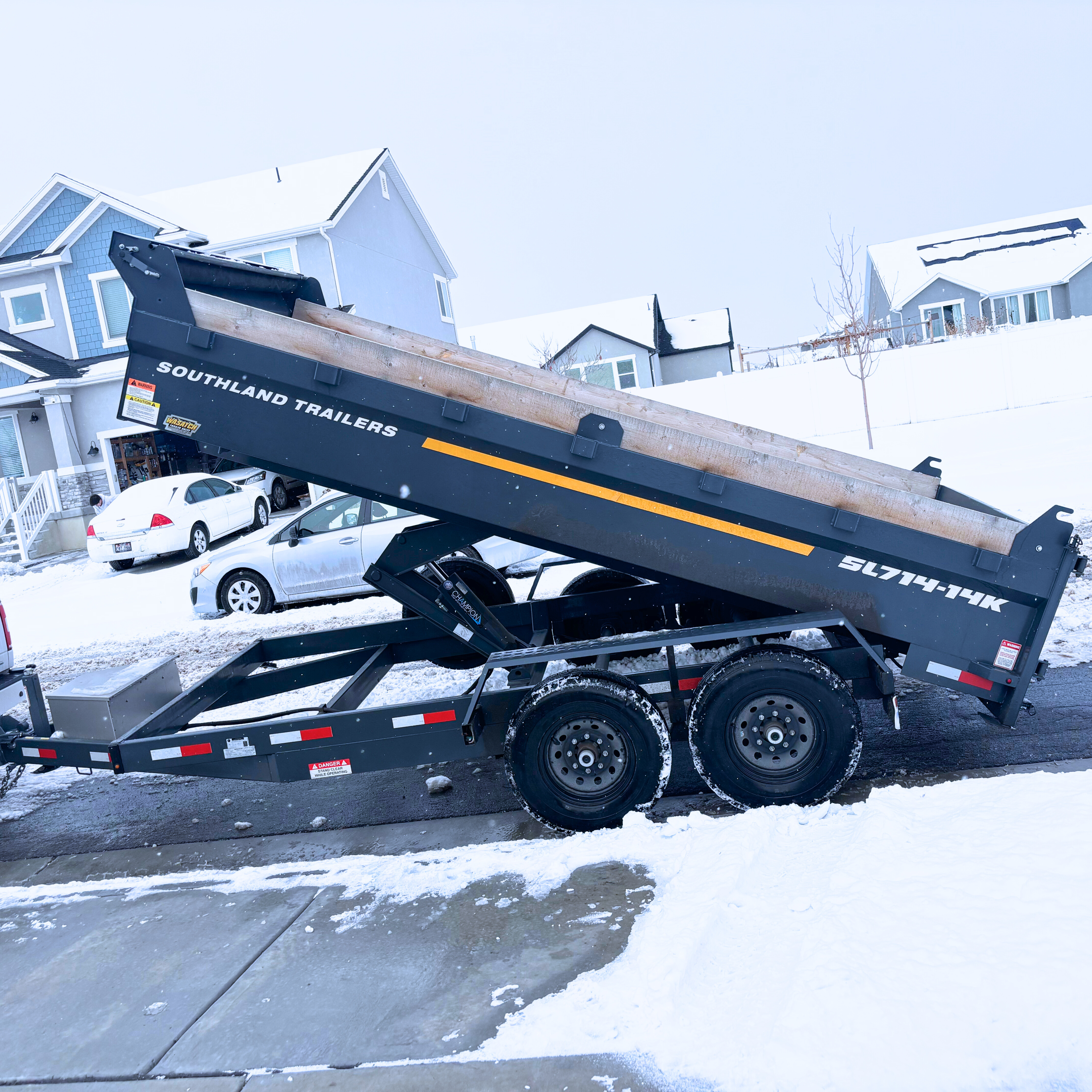7'X14' 14 K DUMP TRAILER | GRAB & GO Trailer Rentals LLC