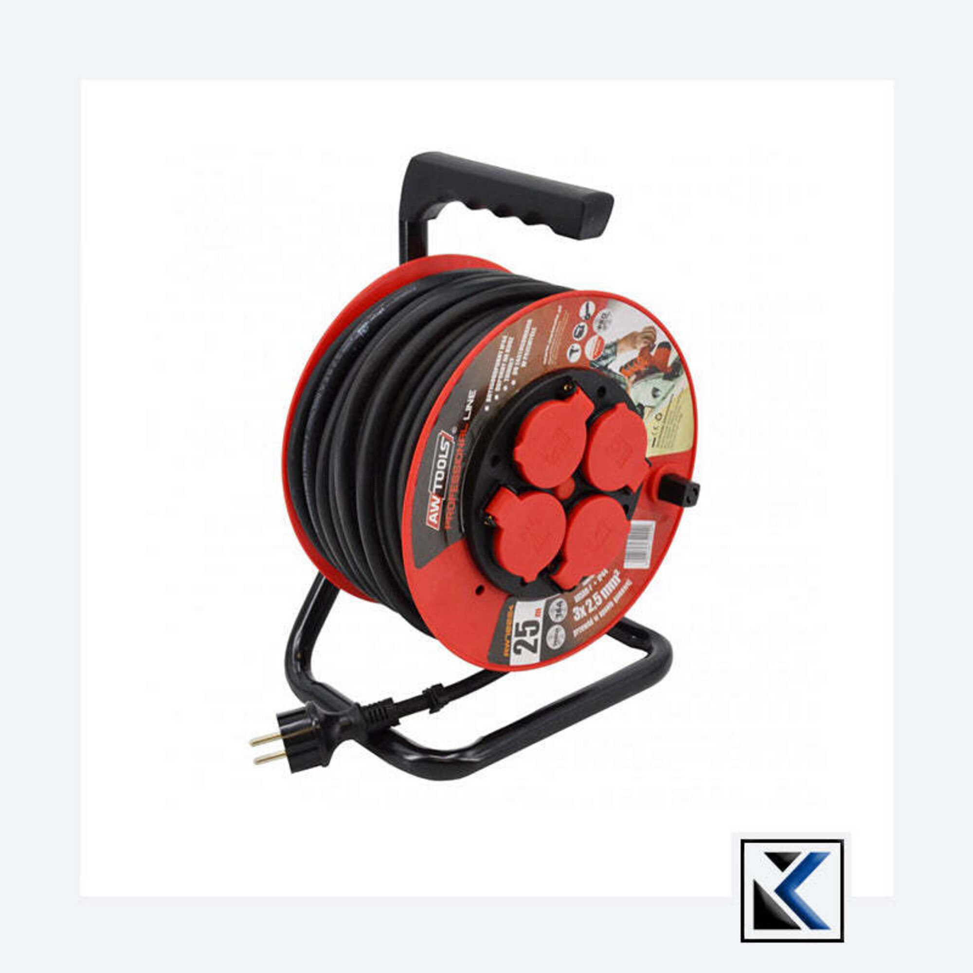 Haspel 16A rood 25m – foto 1 van 1