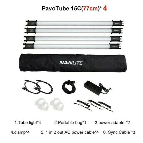 Nanlite Pavotube 15C Kit van 3