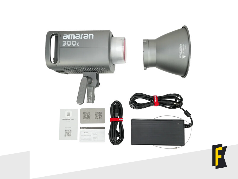 Aputure Amaran 300c COB Led RGB | FreshCam® Locadora Audiovisual