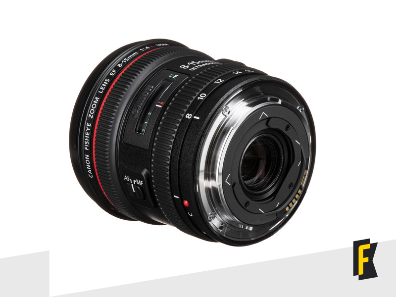 Lente Canon Fisheye 8-15mm EF f/4 L | FreshCam® Locadora Audiovisual