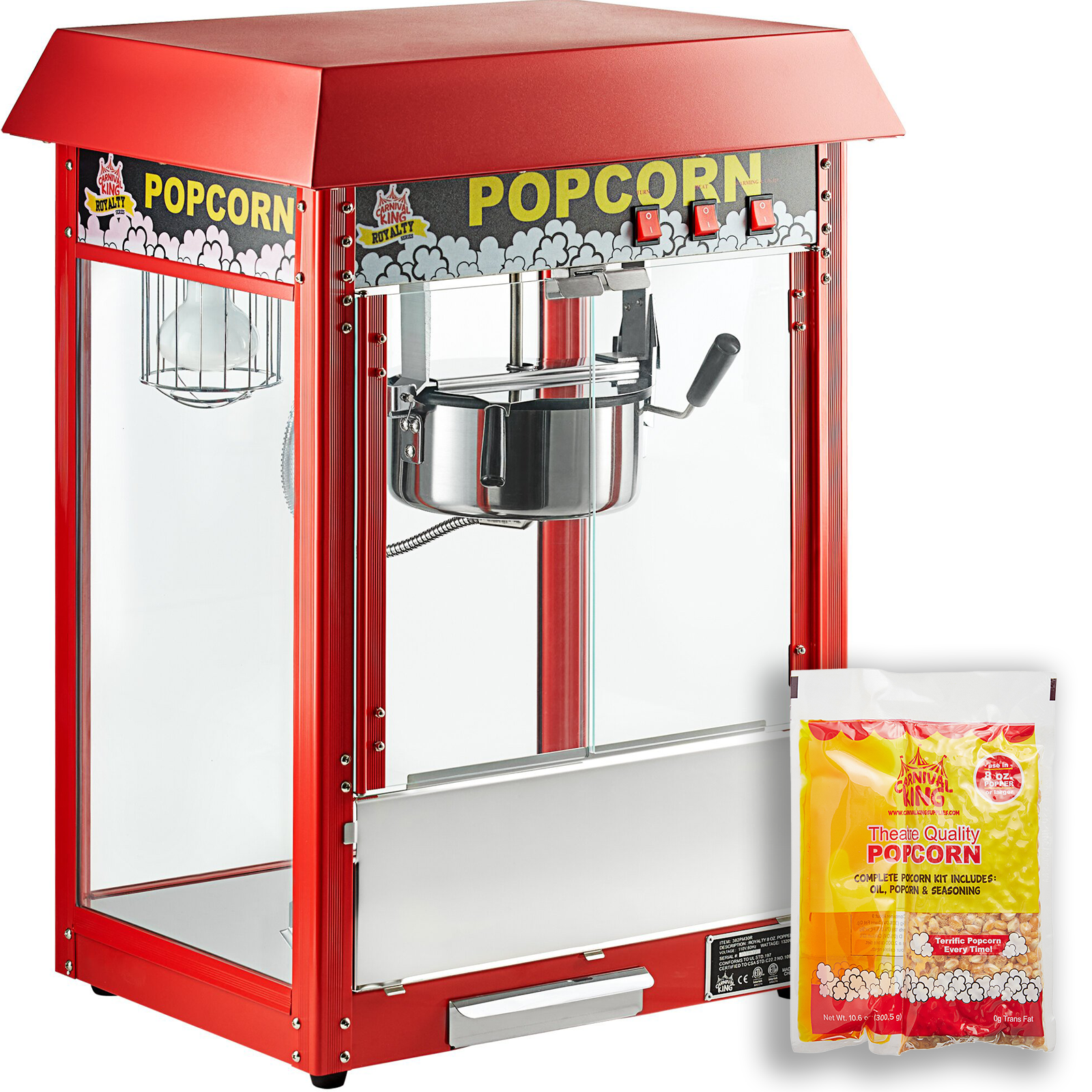 Purchase Popcorn Machine Popcorn Popper Machine 8 Oz | Event Machine Rentals, Ice Cream ...