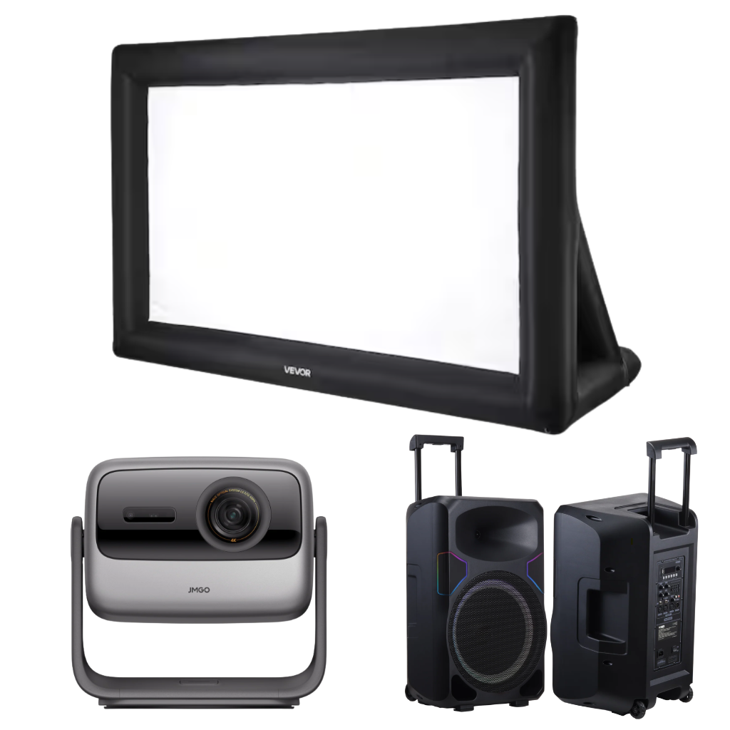 Projector Combo Combo (Screen + Speaker + Projector) | Buffalo Bounce & Tent | Buffalo ...