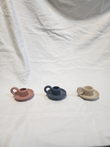 Teacup Candle Holders Beige