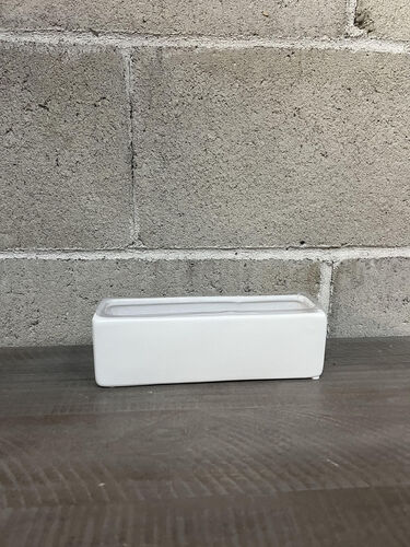 Mini rectangle white ceramic