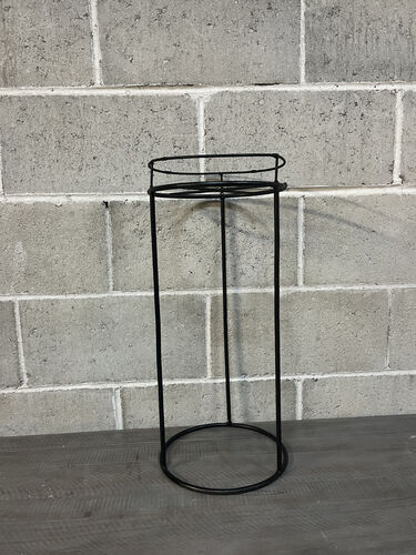 Black round stand