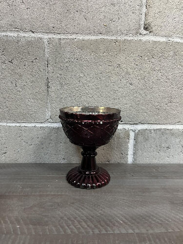 Burgundy goblet