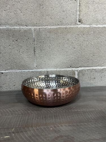 Rose gold round tray