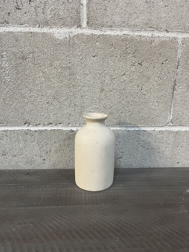 Oatmeal Ceramic Budvase 