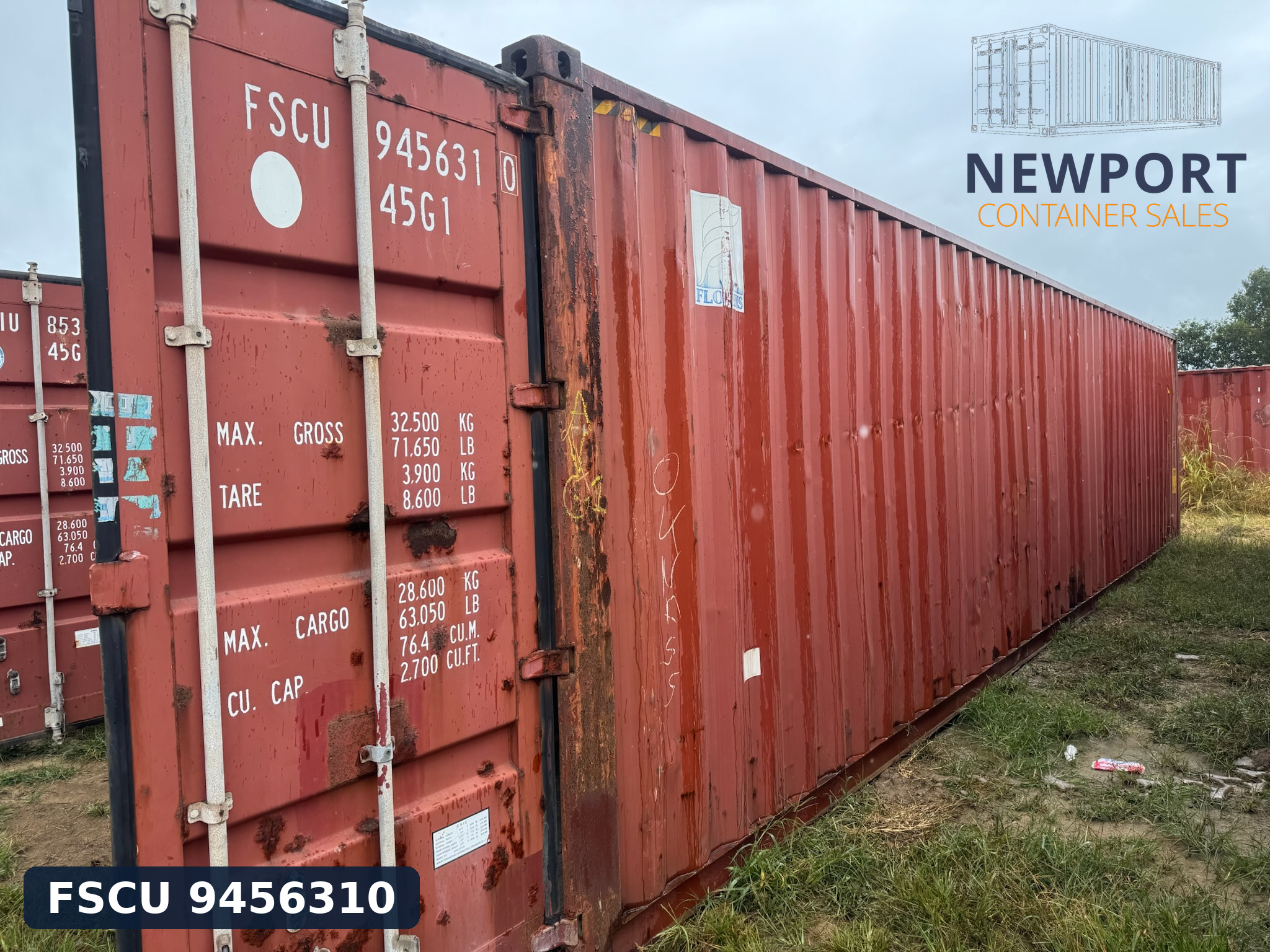 40' WWT_FSCU 9456310 | Cheap Shipping Containers for Sale in East Tennessee