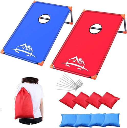 Cornhole red and blue portable