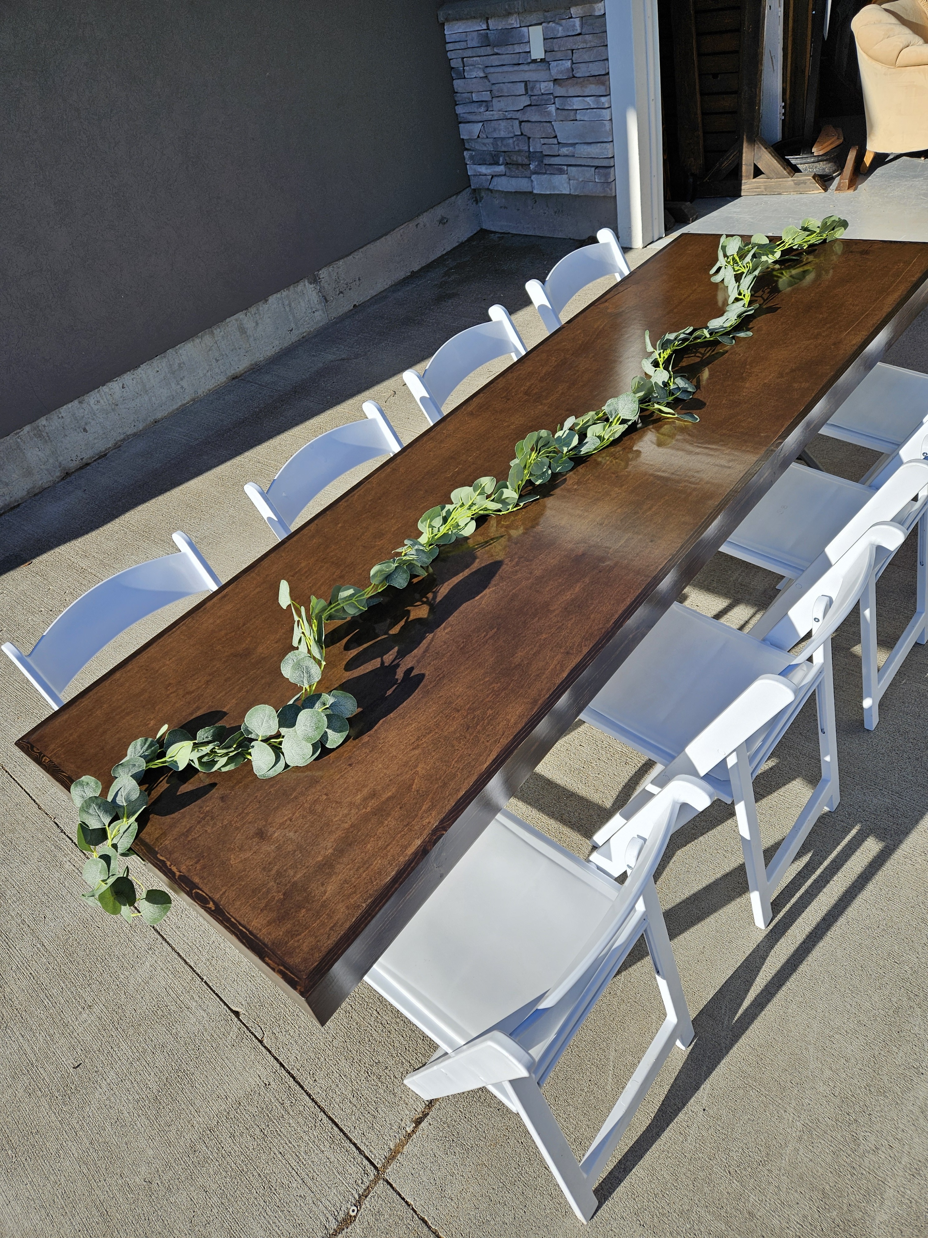 Tabling Table Topper Wood table topper | DIY Wedding & Event Rentals | Serving East Idaho