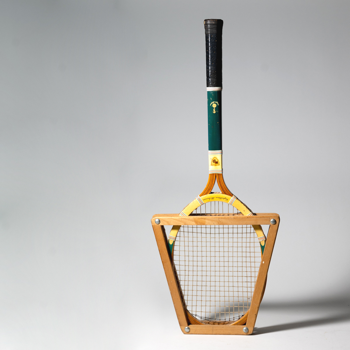 1940s Wright & Ditson 'All American' Wooden Tennis Racket with ...