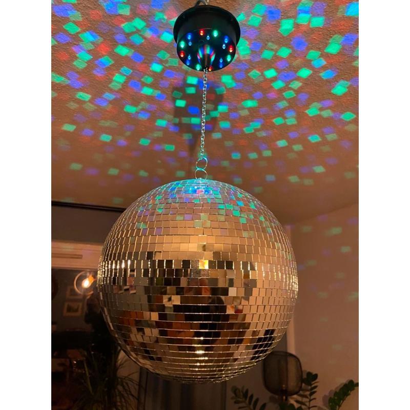 20,3 cm große Spiegel-Discokugel – Coole und lustige hängende Party- Discokugel für große Party-Dekorationen, Party-Design, dekorieren (20,3 cm, blau