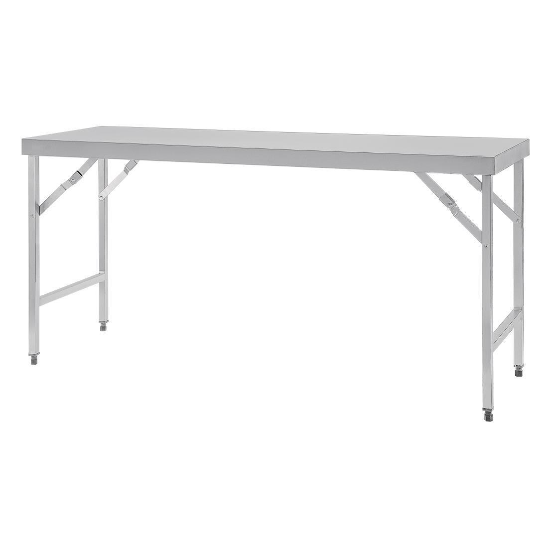 View of Vogue Stainless Steel Folding Table 1800mm | Maestro Catering Equipment ...