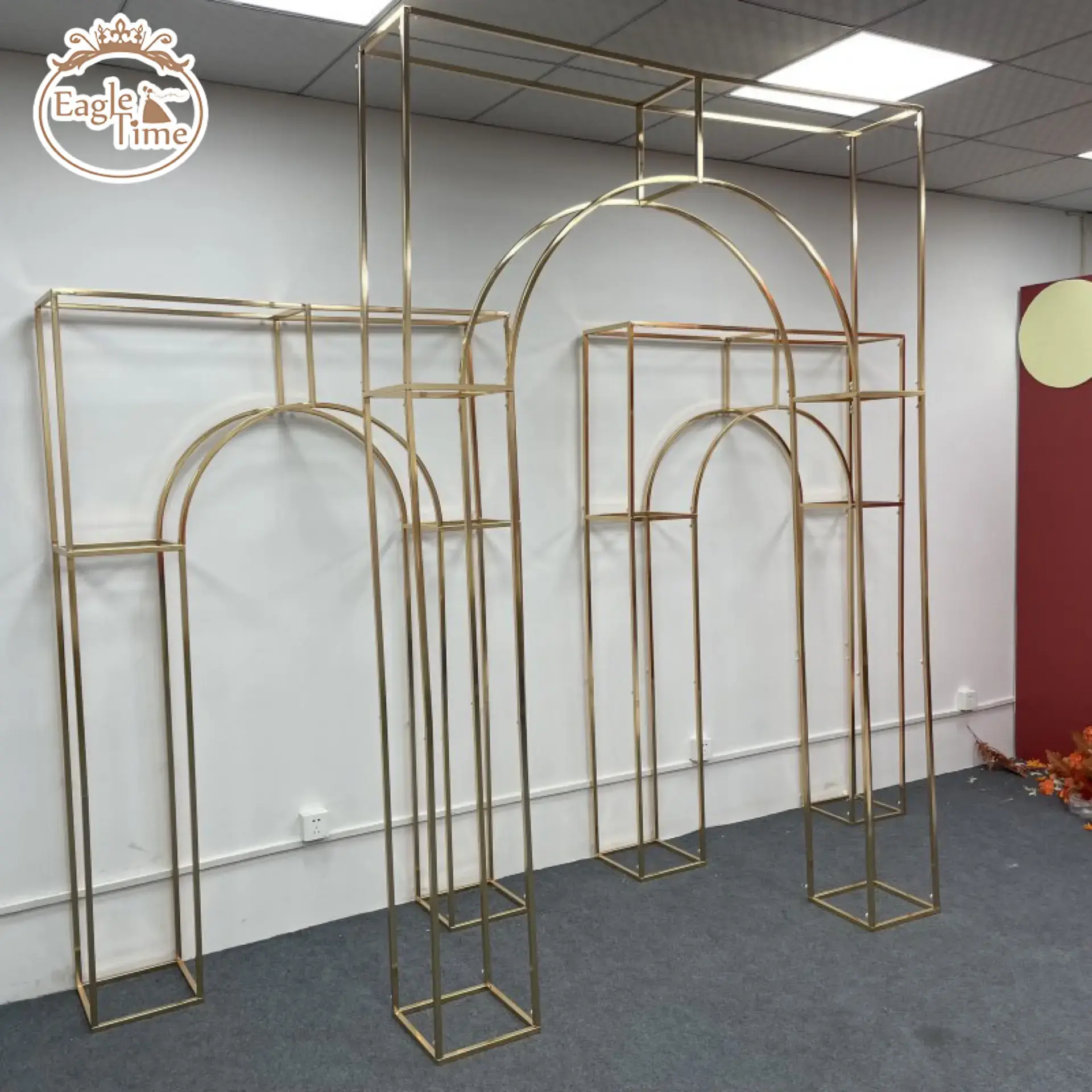 Gold Wedding Arch Rental Dallas | Ceremony Backdrop | OCCASIO | Event Gold Wedding Arch Rental Dallas | Ceremony Backdrop | OCCASIO | Event