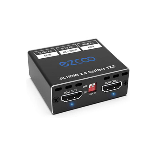 HDMI Splitter Scaler 1x2 4K