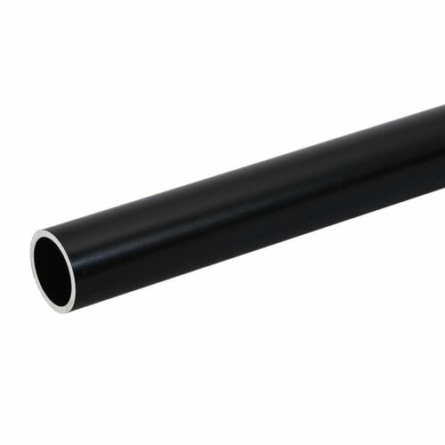 2m Black Aluminium Tube - 48.3 x 4mm