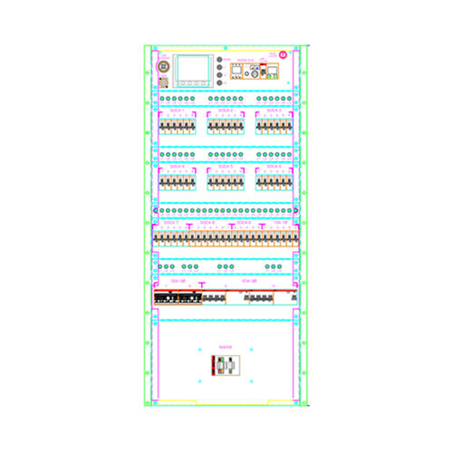 Show Works PD-400-3 400A 3PH 24U Powerlock Rack Distro