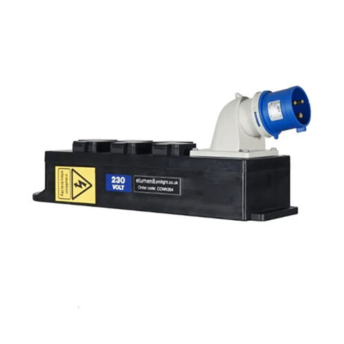 Rubber Distribution Unit, 32A In, 6 x 13A Out