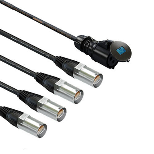 90m 4 Way Cat5e/16A Multicore