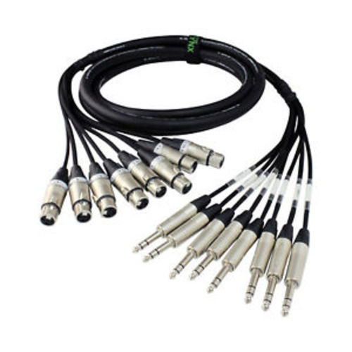 3m 8 Pair Balanced 6.35mm Jack to F XLR Loom