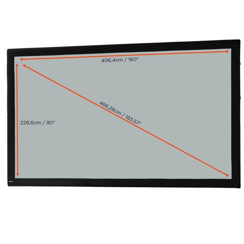Celexon Fast Fold Screen (406 x 228cm) - Rear Projection Screen
