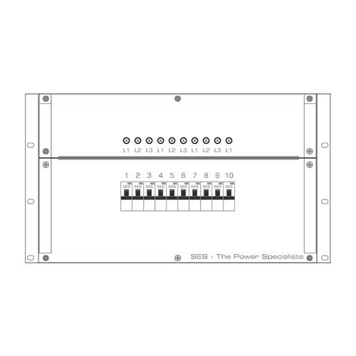 Show Works PD-63-1 63A 1PH Rack Distro