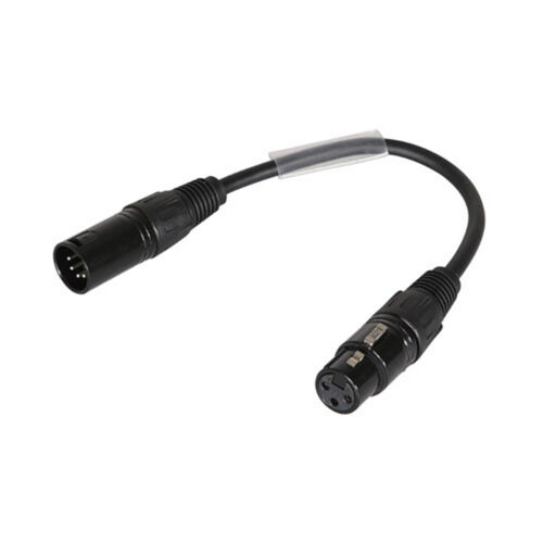 5P M to 3P F DMX Cable